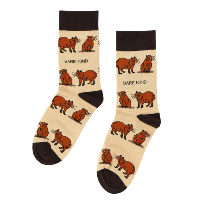 Bare Kind - Save the Capybaras Bamboo Socks Bare Kind - Save the Capybaras Bamboo Socks