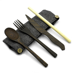 Jungle Culture - Premium Dark Wood Reusable Eco Cutlery
