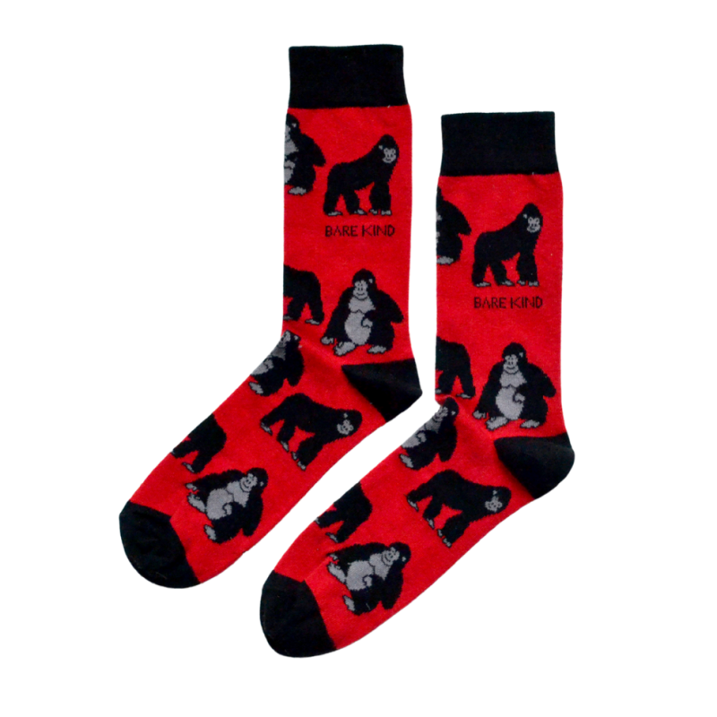 Bare Kind - Save the Gorillas Bamboo Socks Bare Kind - Save the Gorillas Bamboo Socks