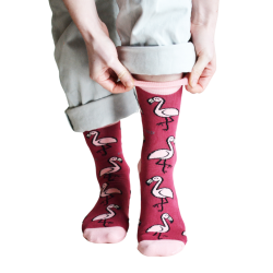 Bare Kind - Save the Flamingos Bamboo Socks